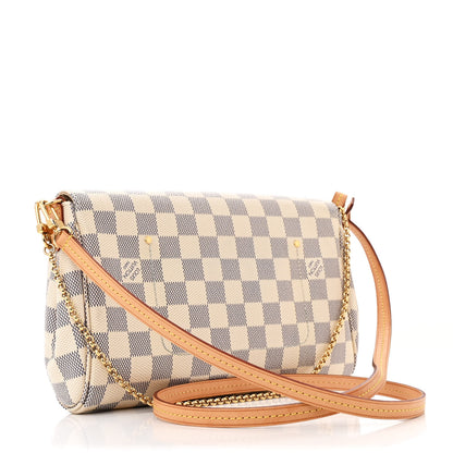 Louis Vuitton Damier Azur Favorite MM 3 of 11