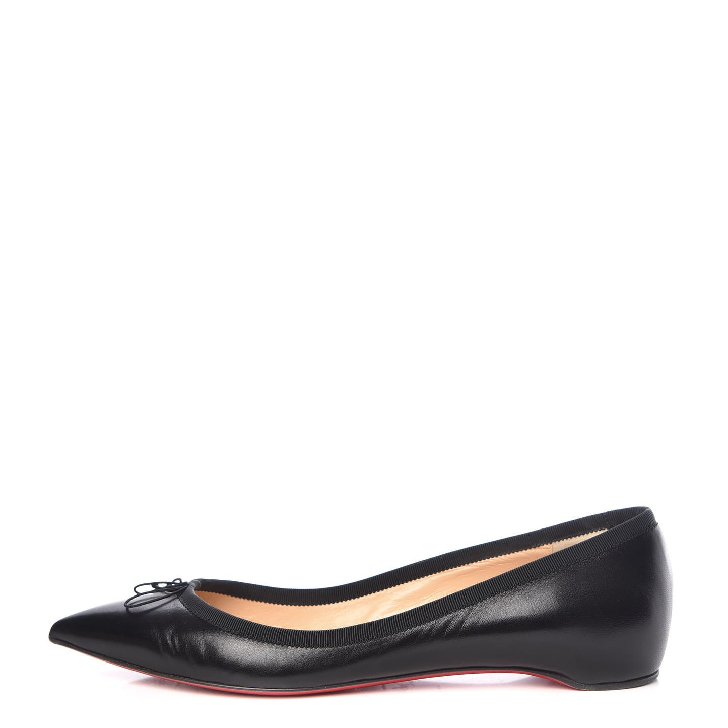 Shiny Nappa Solasofia Flats 39 Black