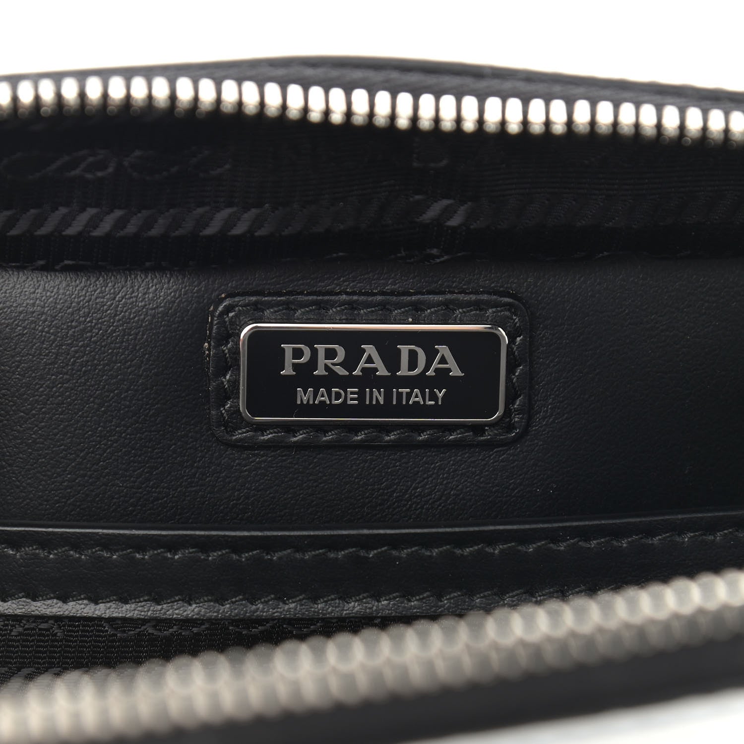 Prada Spazzolato Small Brique Crossbody Bag Argento 6 of 12