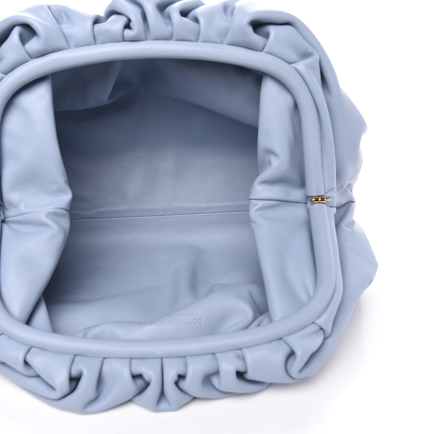 Smooth Butter Calf The Pouch Oversized Clutch Ice
