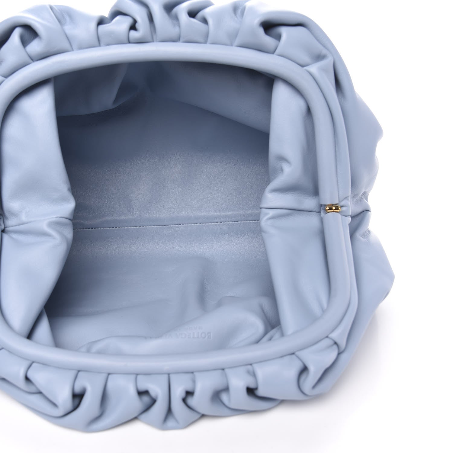 Bottega Veneta Smooth Butter Calf The Pouch Oversized Clutch Ice 5 of 10