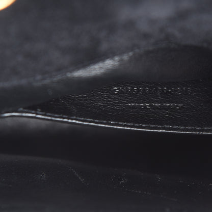 Saint Laurent Patent Calfskin Matelasse Monogram Small Vicky Chain Bag Black 6 of 10