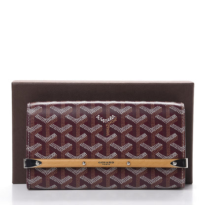 Goyard Goyardine Monte Carlo Bois Clutch Bordeaux 9 of 9