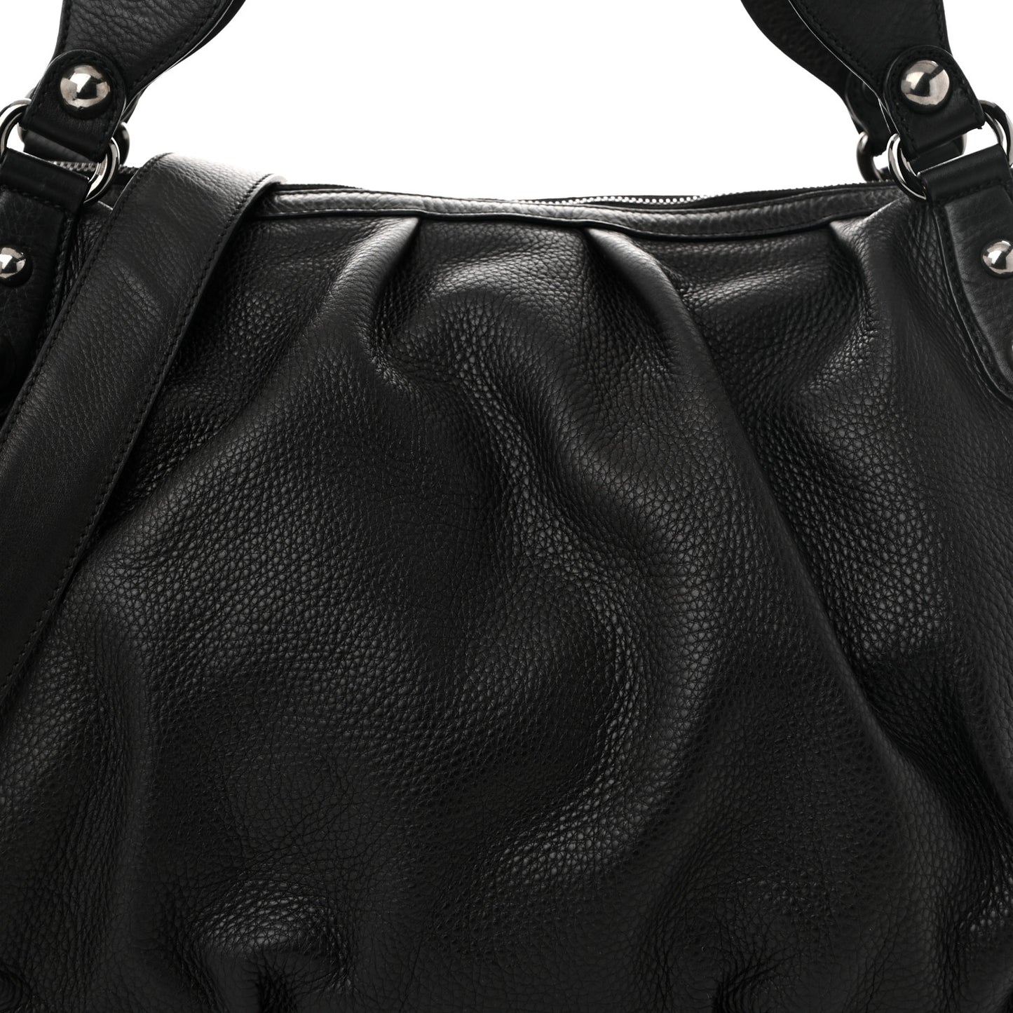 Calfskin Large Icon Bit Boston Black