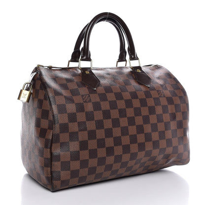 Louis Vuitton Damier Ebene Speedy 30 3 of 12