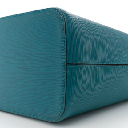 Louis Vuitton Epi Neverfull MM Cyan 10 of 12