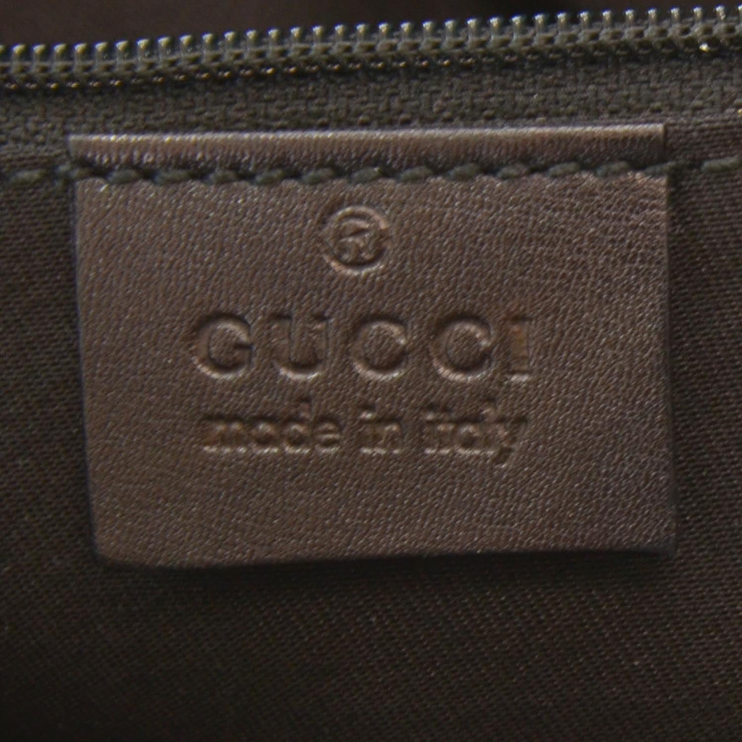 Gucci Patent D Gold Tote Black 5 of 7