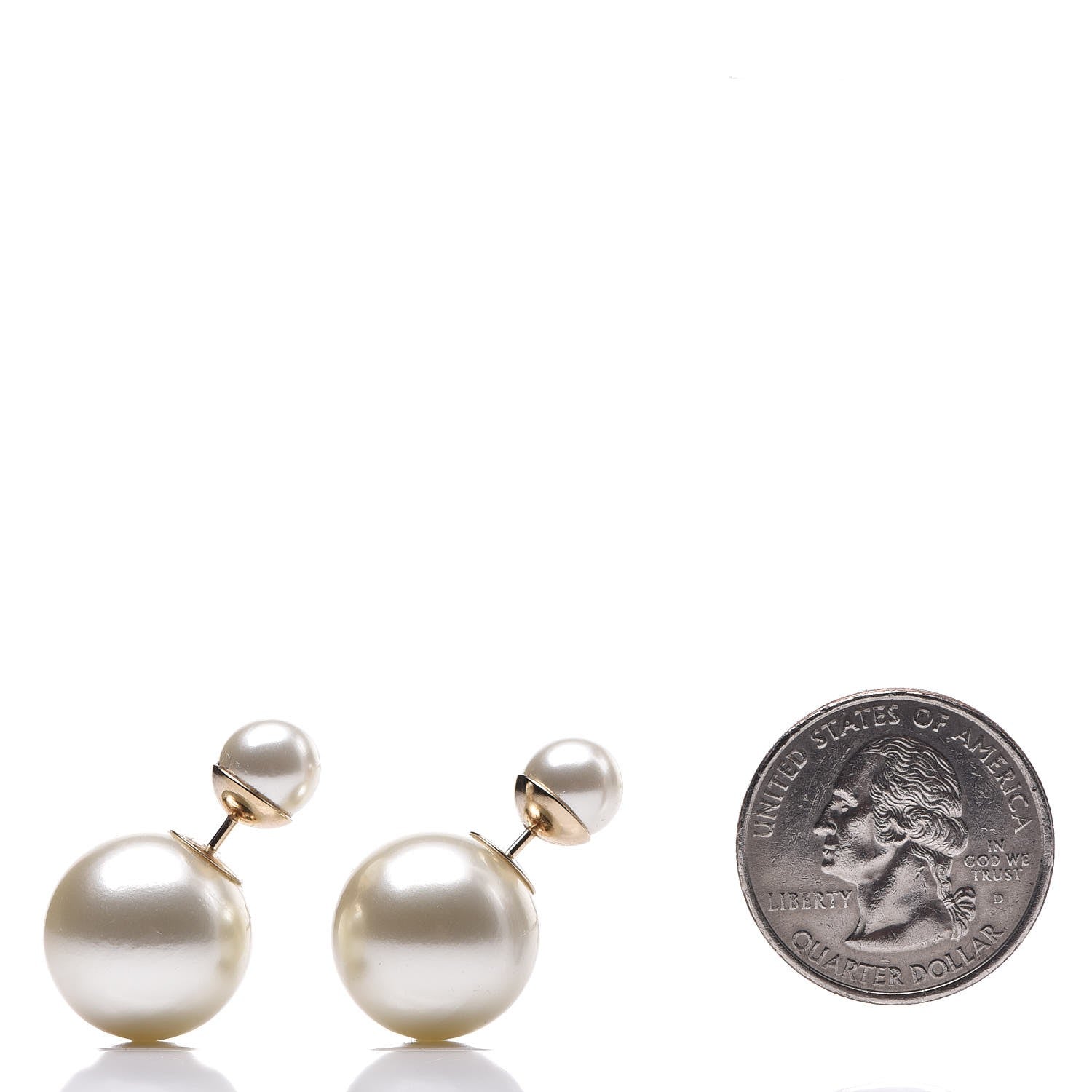 Christian Dior Pearl Mise En Dior Tribal Earrings 2 of 4