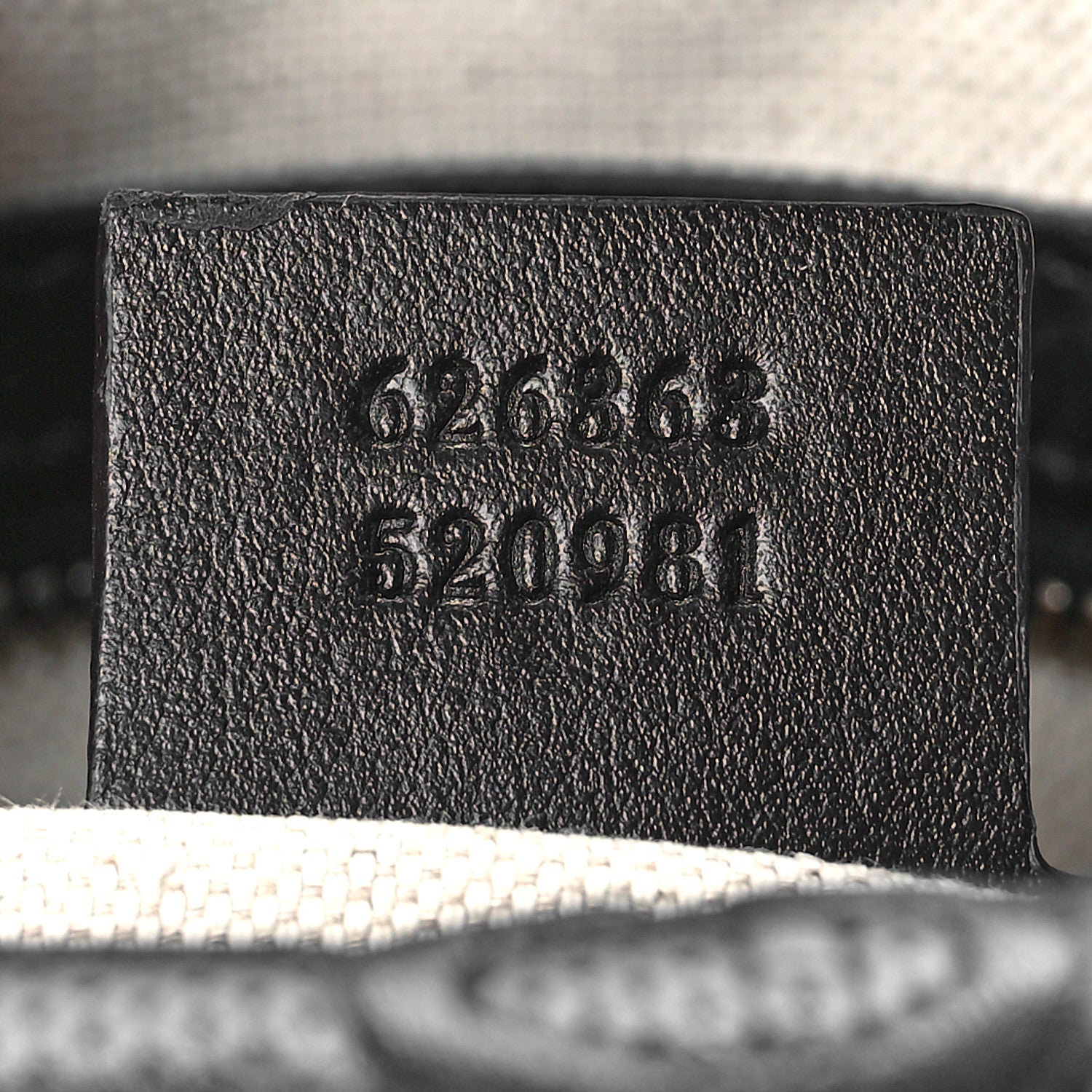 Gucci Calfskin GG Tennis Embossed Square Messenger Bag Black 6 of 8