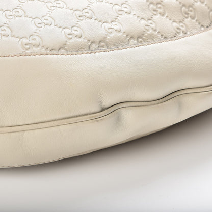 Gucci Guccissima Peggy Bamboo Top Handle Bag Ivory 11 of 13