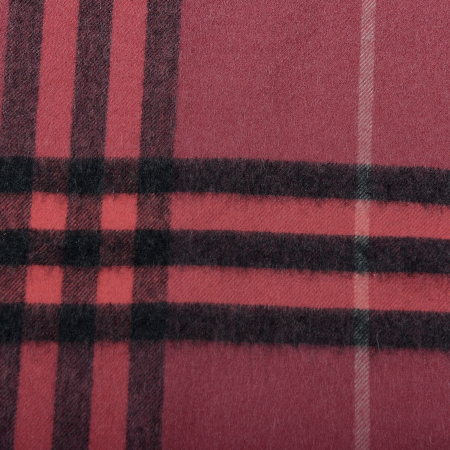 Burberry Cashmere Giant Heritage Check Fringe Scarf Rose Pink 3 of 5