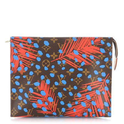 Louis Vuitton Monogram Jungle Dots Toiletry Pouch 26 Coquelicot Denim 1 of 7