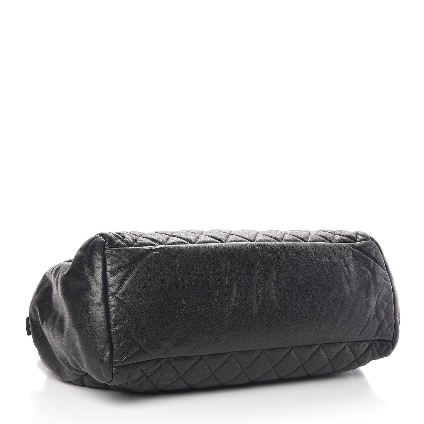 Caviar Quilted Large Coco Cocoon Tote Black