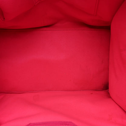 Celine Drummed Calfskin Mini Luggage Fluo Pink 5 of 12