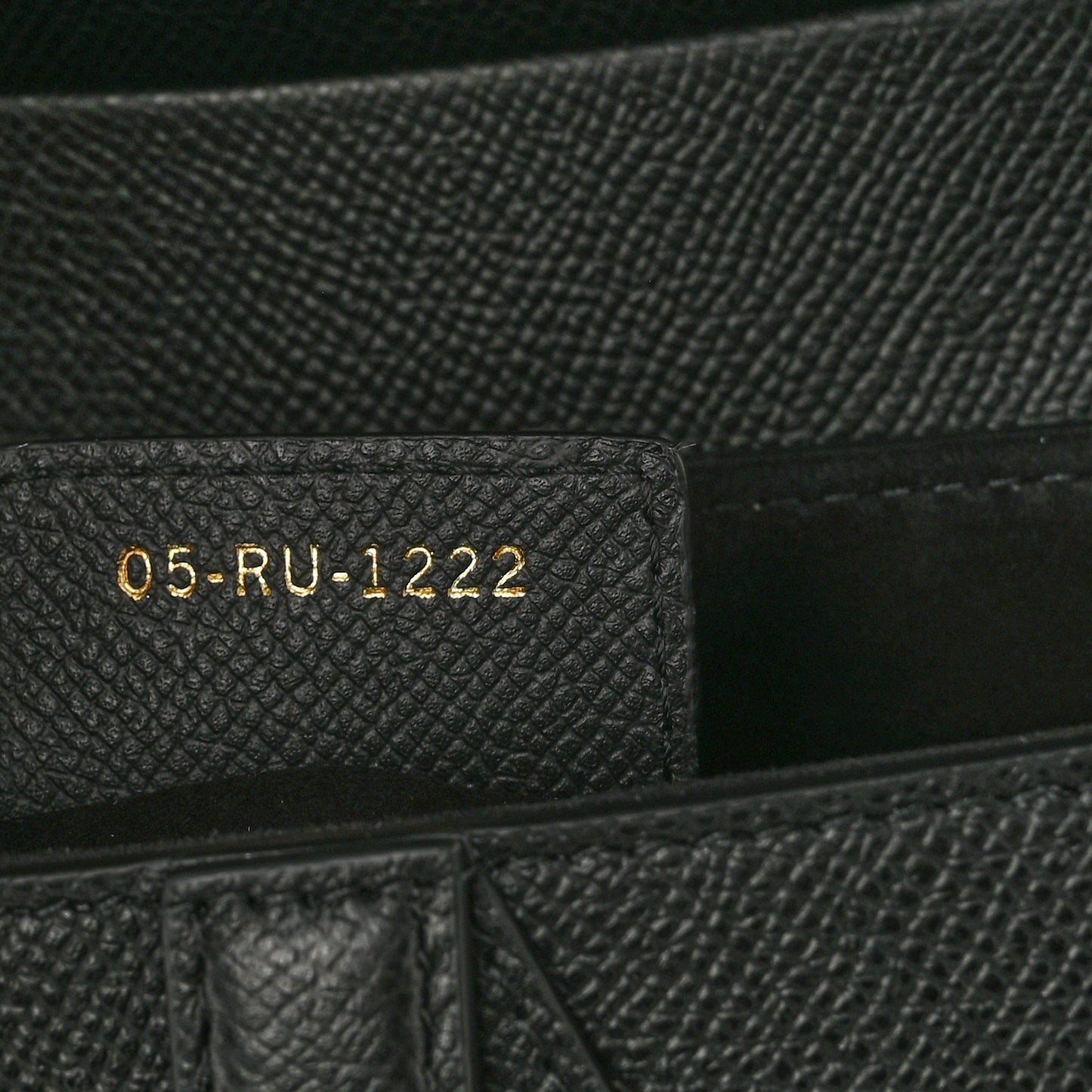 Grained Calfskin Saddle Bag With Strap Black