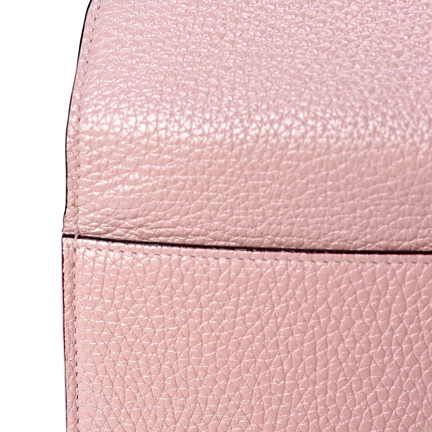 Christian Dior Metallic Bullcalf Diorissimo Slim Envelope Wallet Pink 9 of 13