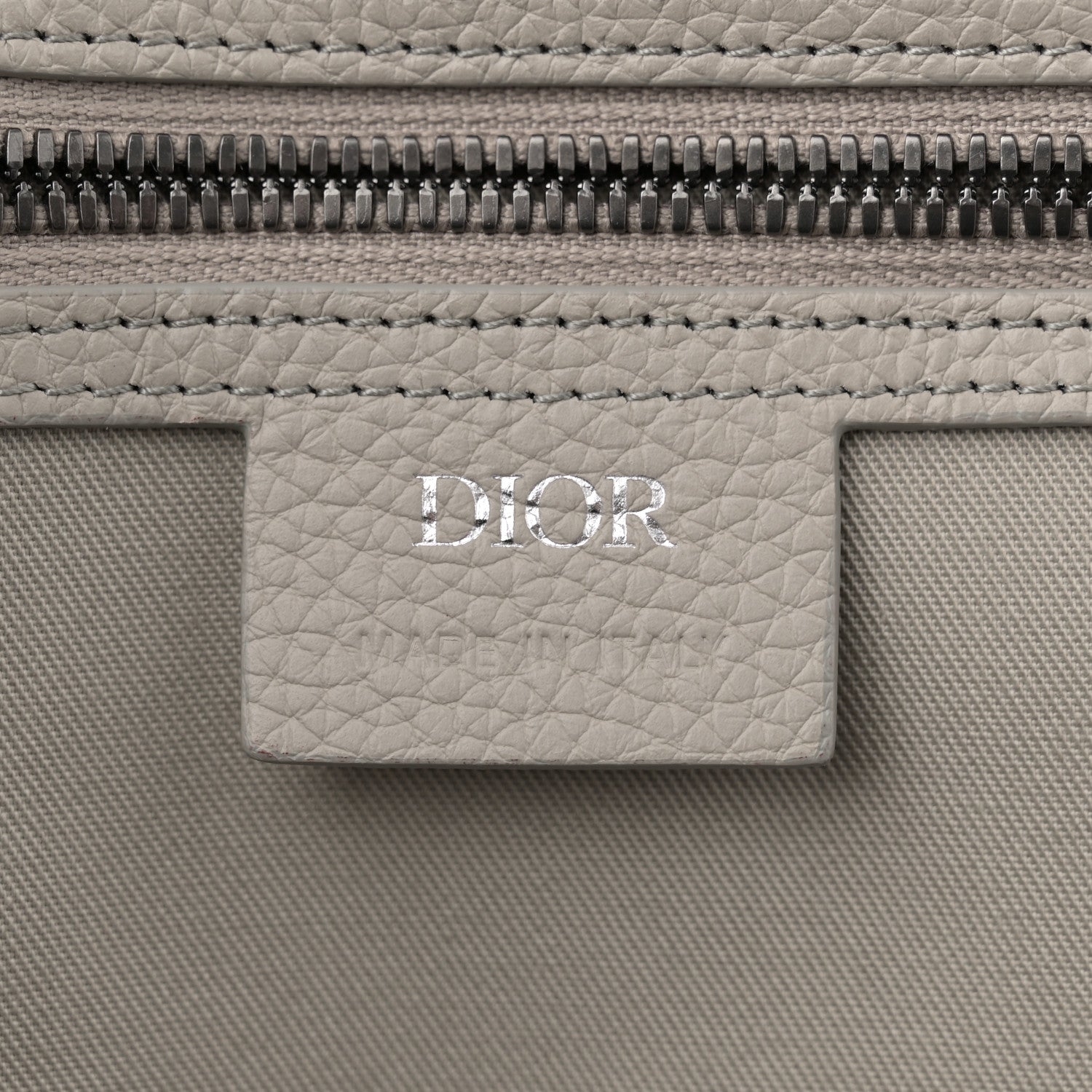 Christian Dior Grained Calfskin Embossed Dior Gravity Weekender 40 Beige 6 of 11