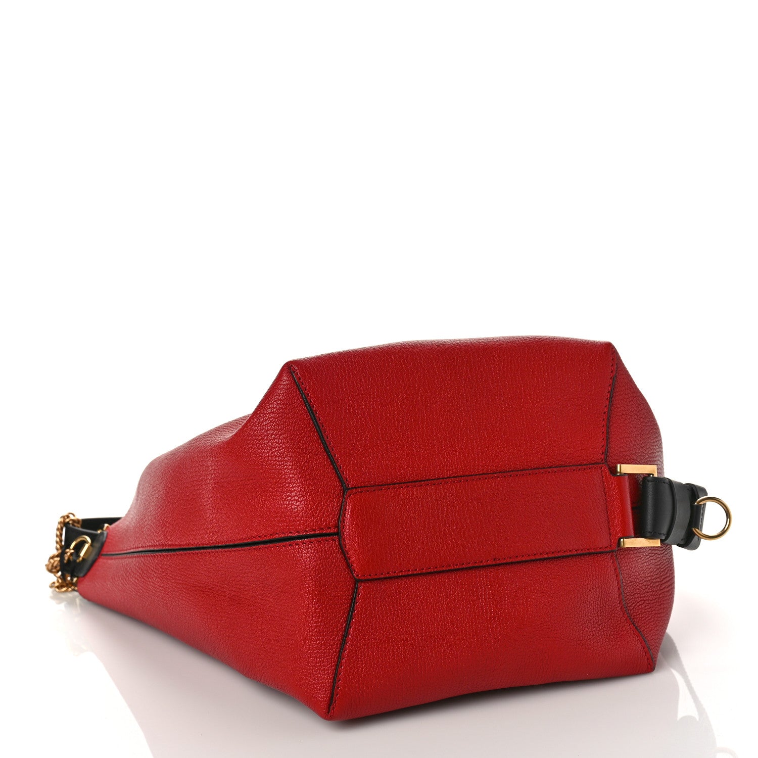Givenchy Grained Calfskin GV Bucket Bag Bright Red 4 of 7