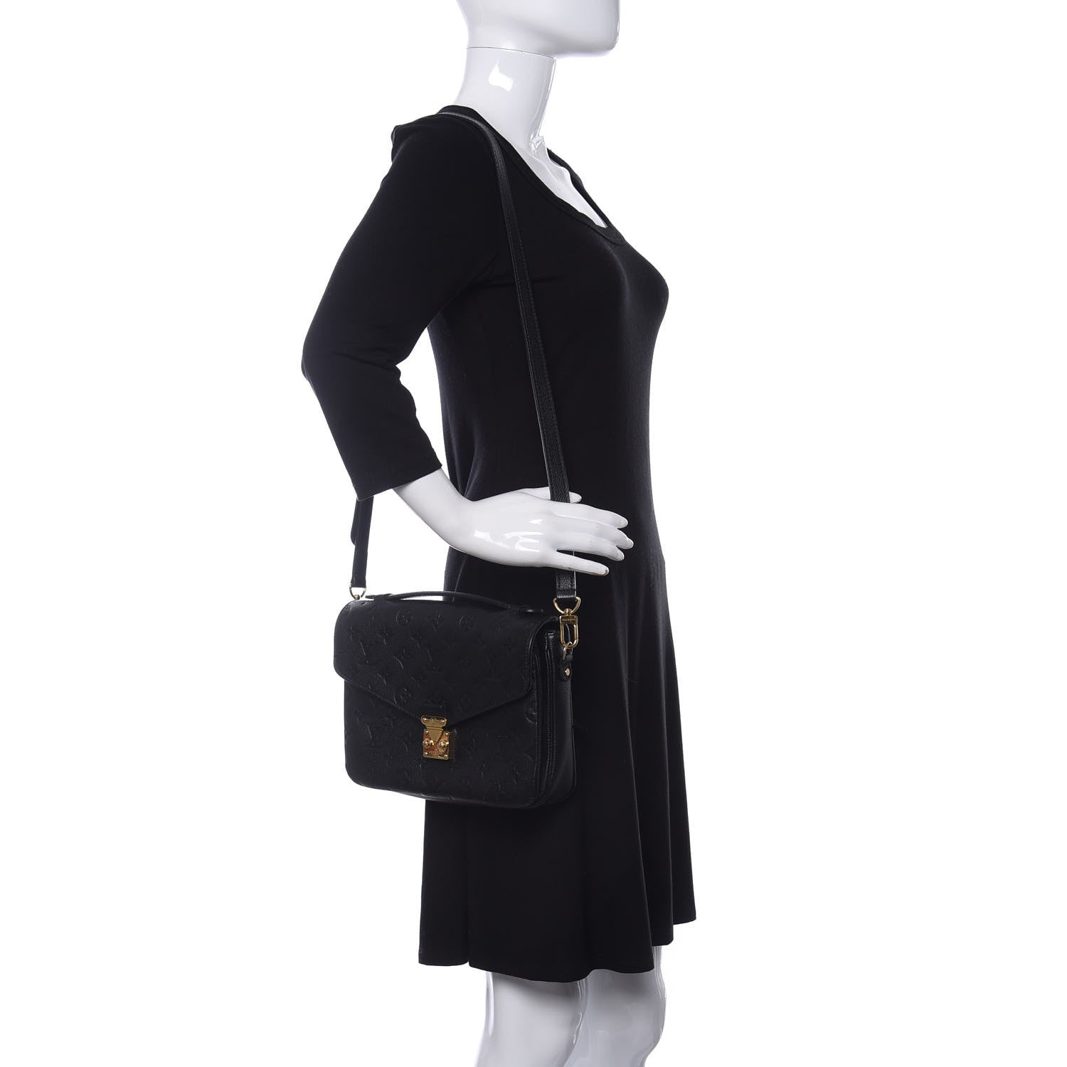 Louis Vuitton Empreinte Pochette Metis Black 2 of 10