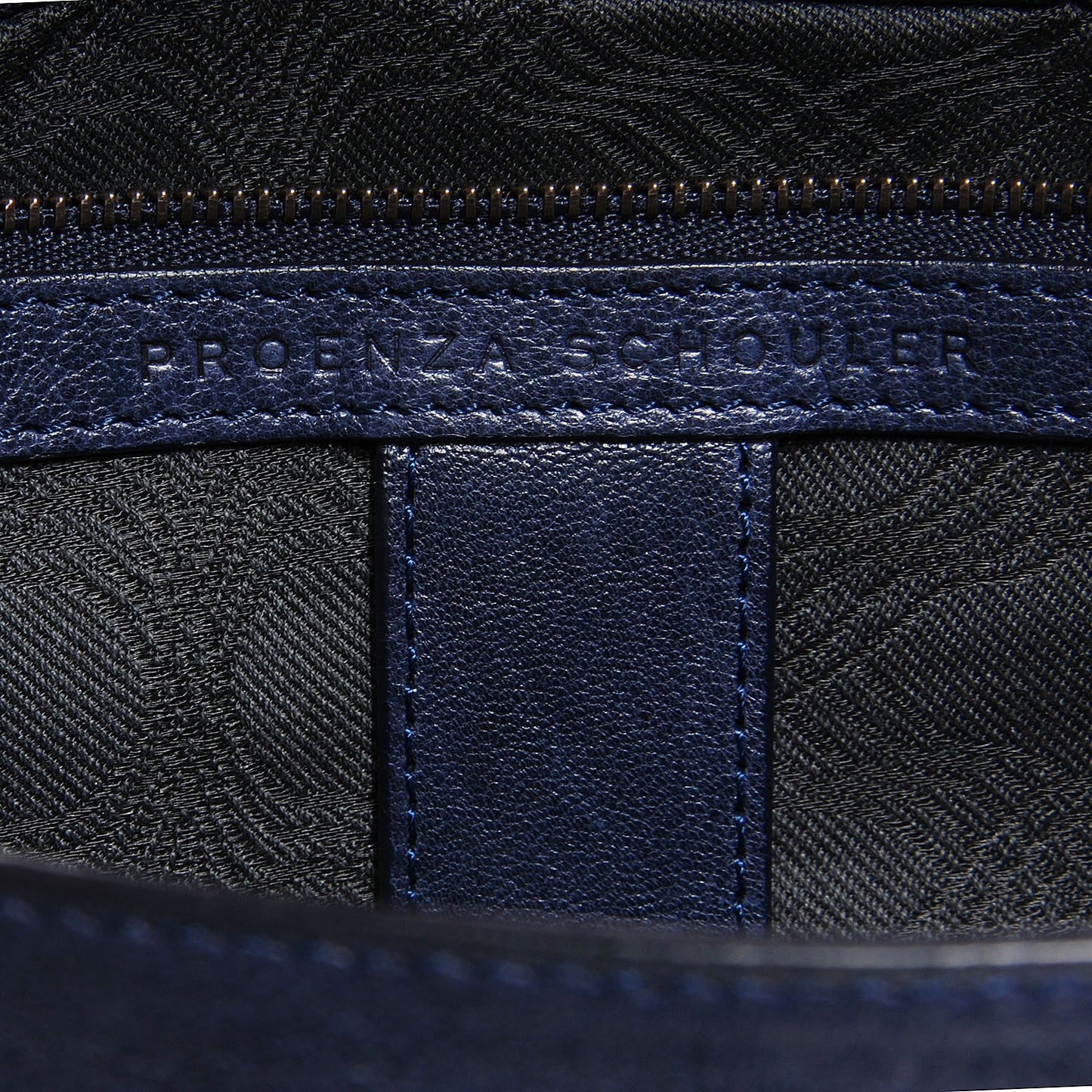 Lambskin Large PS1 Satchel Midnight