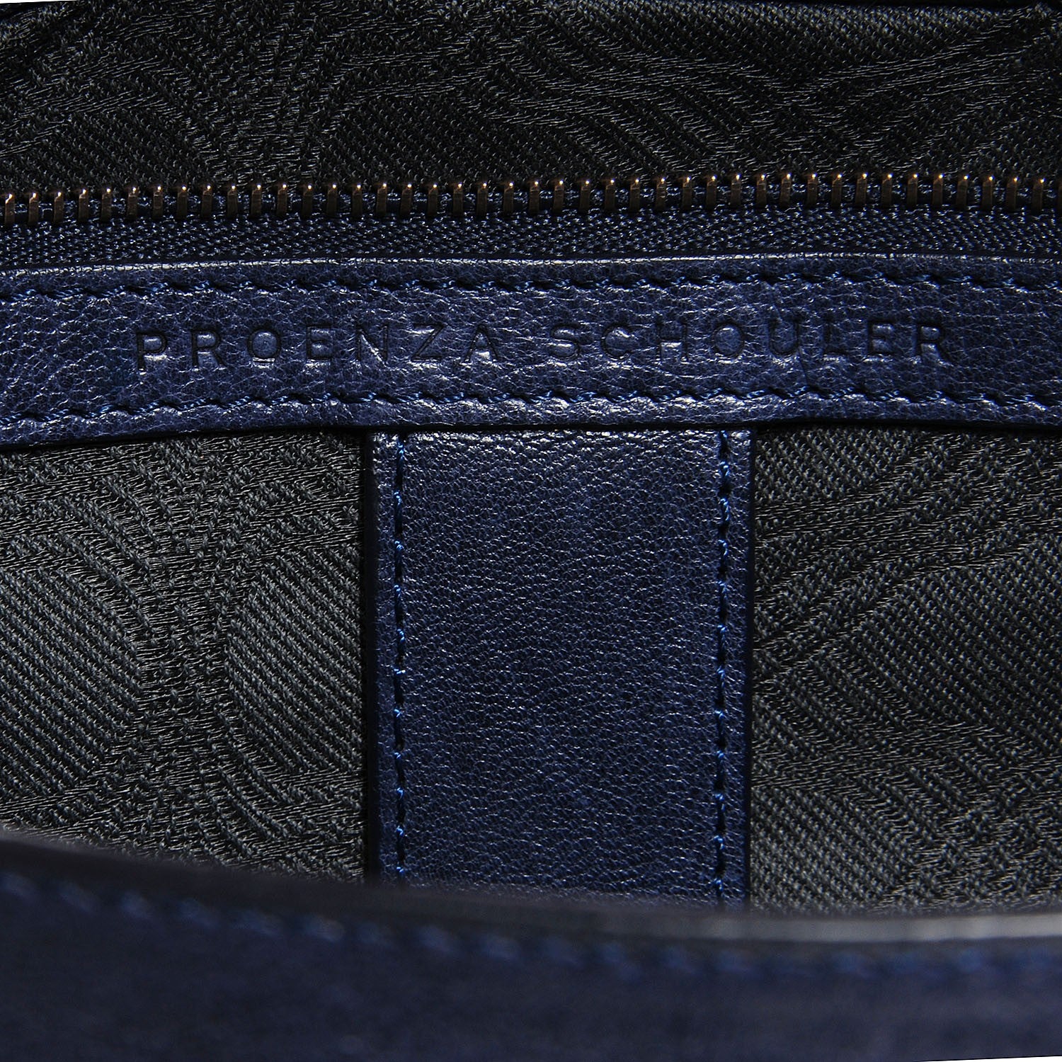 Proenza Schouler Lambskin Large PS1 Satchel Midnight 10 of 12