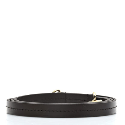 Louis Vuitton Calfskin Shoulder Strap Black 2 of 4