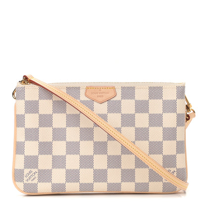 Louis Vuitton Damier Azur Double Zip Pochette 1 of 10