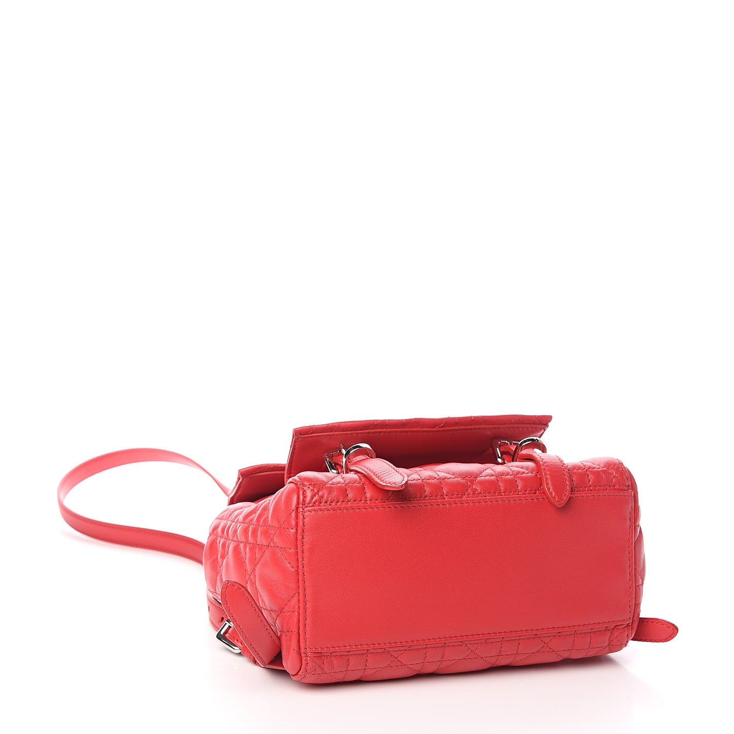 Lambskin Cannage Small Stardust Backpack Red