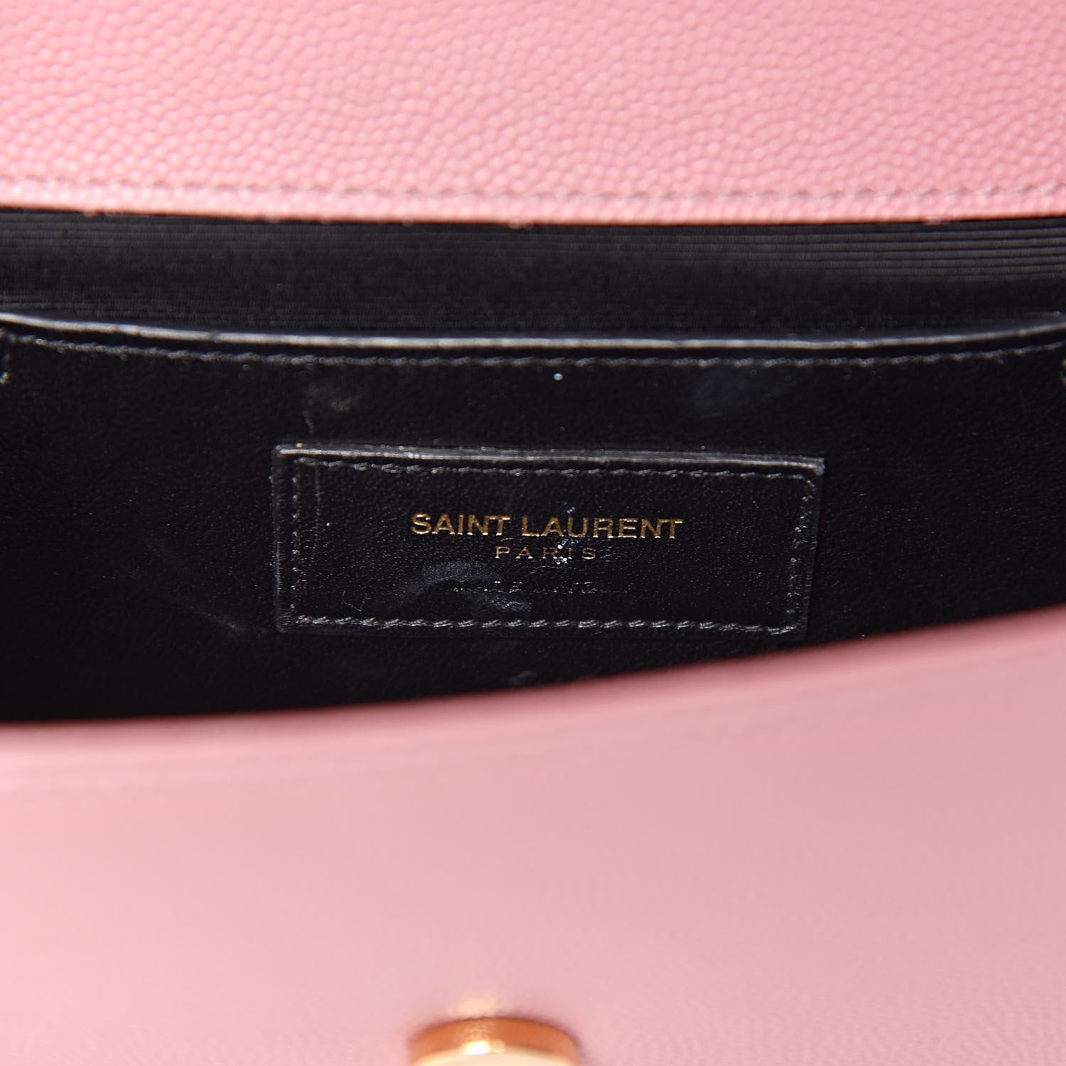 Saint Laurent Grain De Poudre Small Classic Monogram Kate Satchel Old Rose 6 of 16