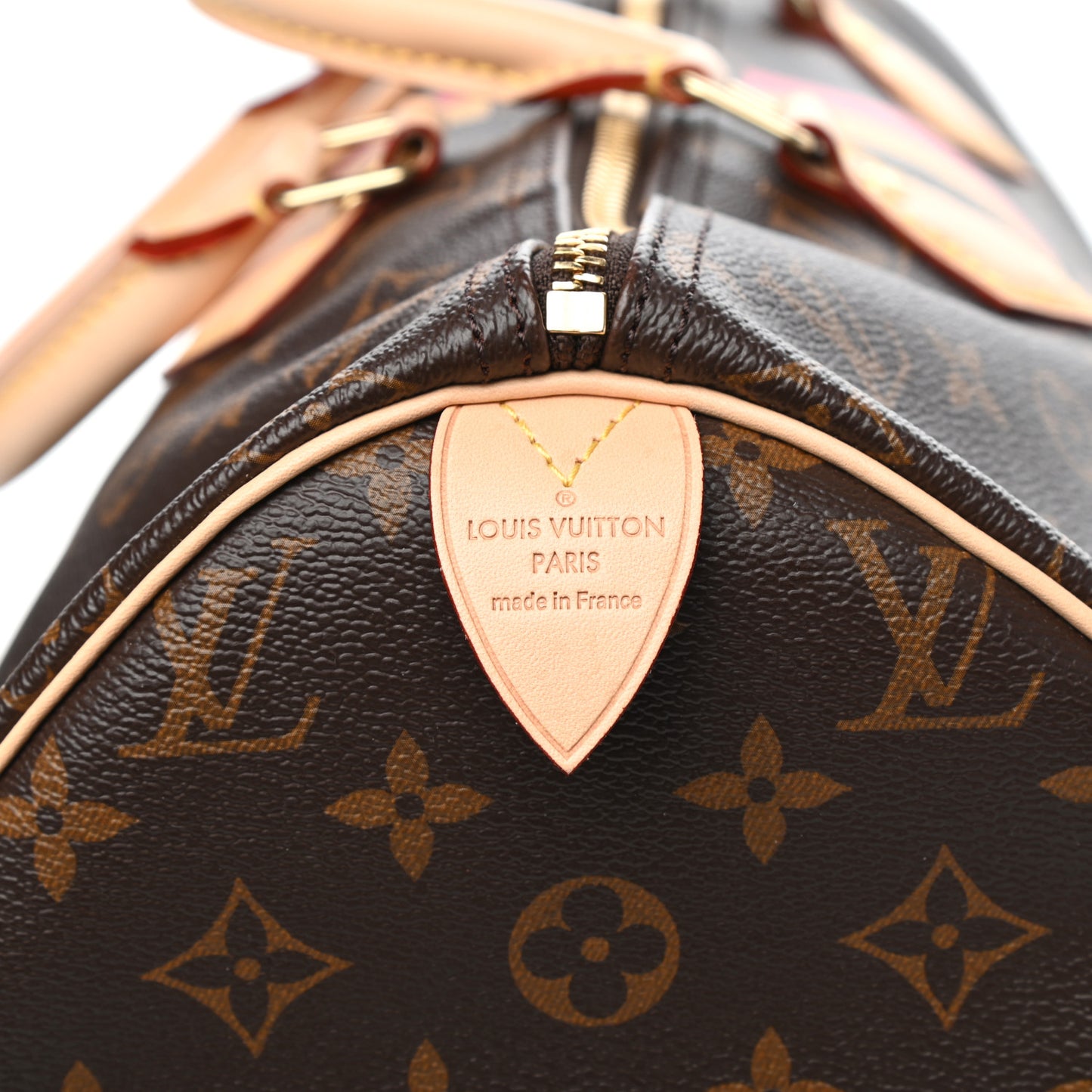 Monogram My LV Heritage Speedy 40 Yellow Fuchsia