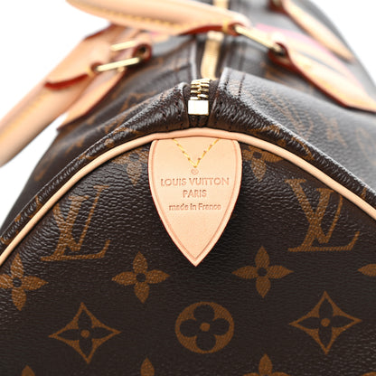 Louis Vuitton Monogram My LV Heritage Speedy 40 Yellow Fuchsia 6 of 9