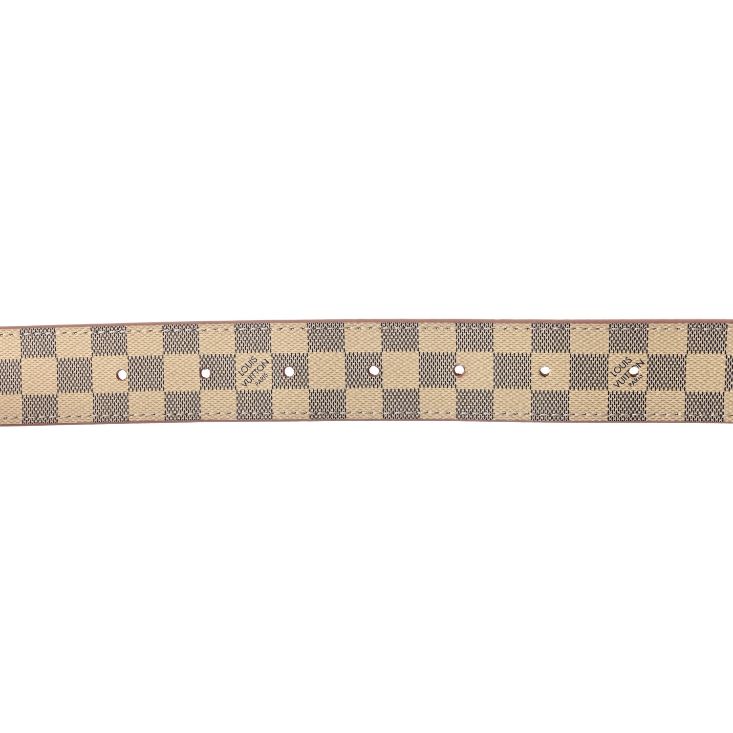 Louis Vuitton Damier Azur 30mm LV Initiales Reversible Belt 80 32 Pink 7 of 8