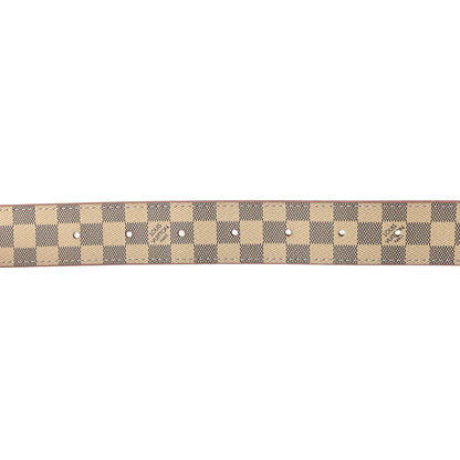 Louis Vuitton Damier Azur 30mm LV Initiales Reversible Belt 80 32 Pink 7 of 8