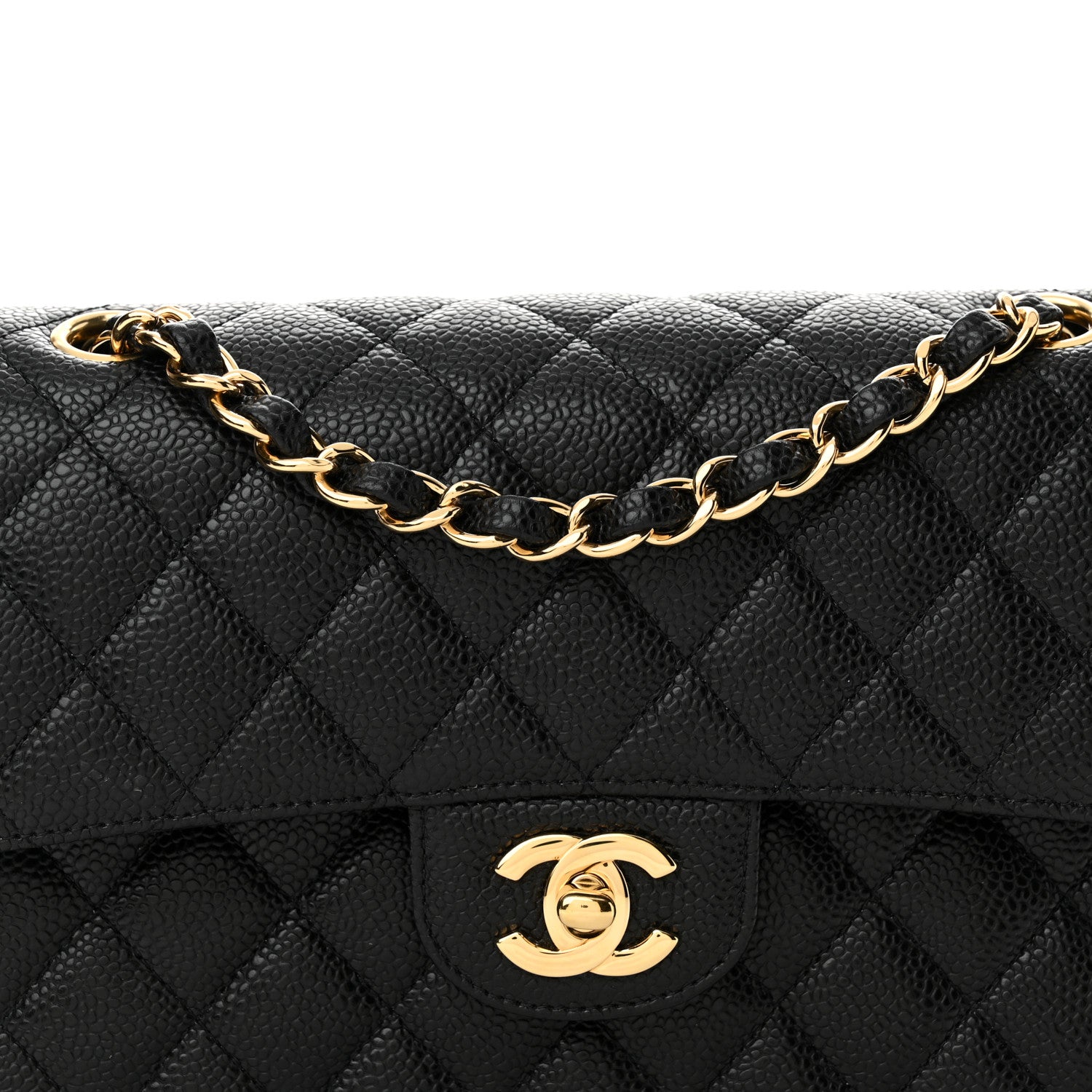 Chanel Caviar Quilted Small Double Flap Black 7 of 11