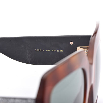 Gucci Square Frame GG0102S Sunglasses Glitter Silver Multi 9 of 16