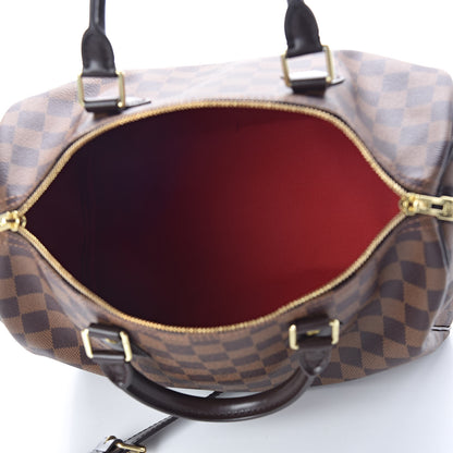 Louis Vuitton Damier Ebene Speedy Bandouliere 30 5 of 9