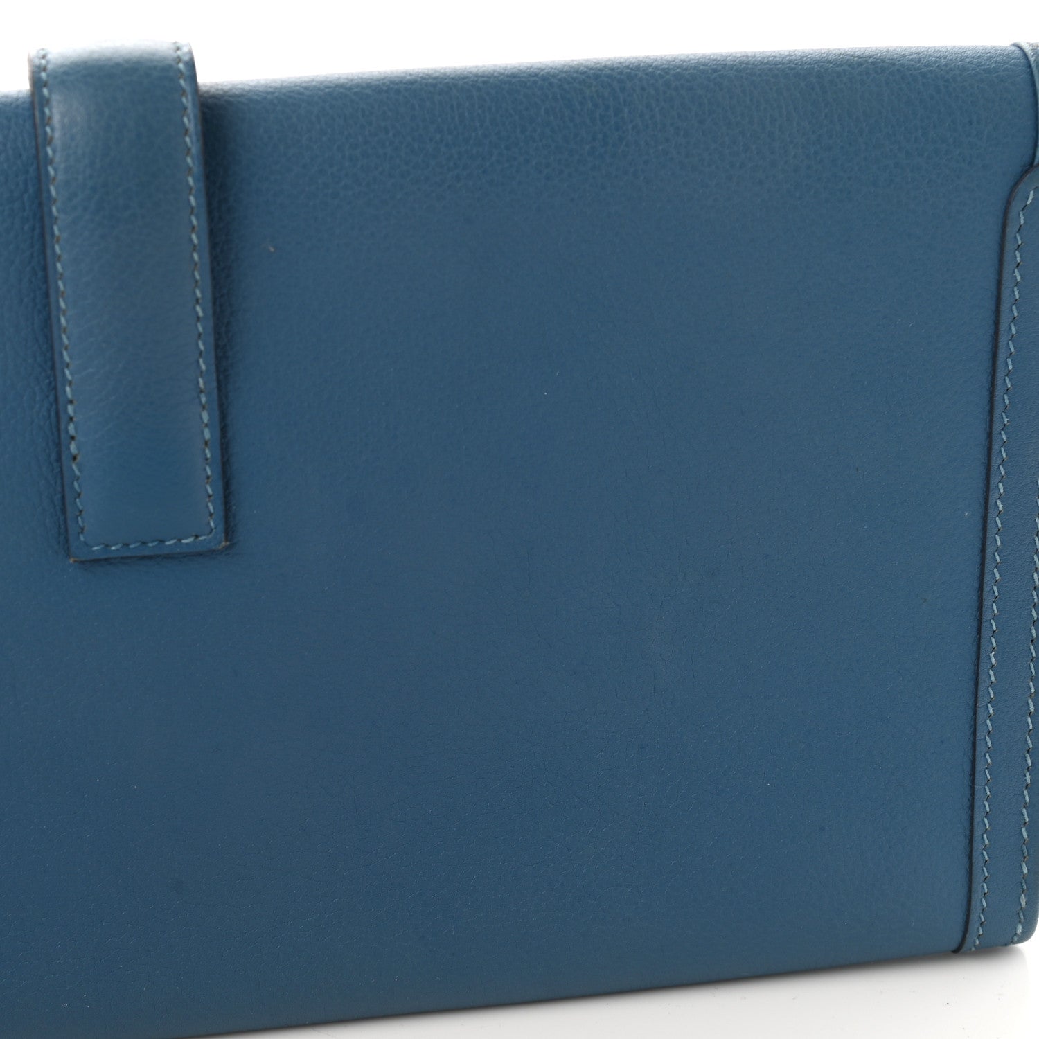 Hermes Evercolor Jige Elan 29 Clutch Blue Jean 8 of 8