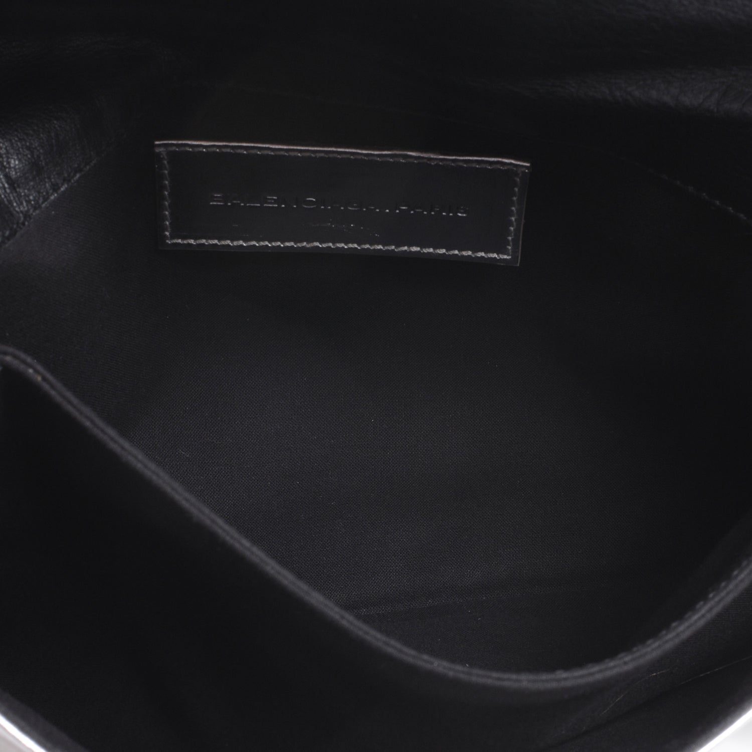 Balenciaga Laminated Calfskin Giant 21 Envelope Clutch Silver Hardware 5 of 9