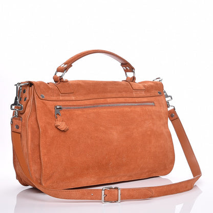 Proenza Schouler Suede PS1 Medium Satchel Red Clay 4 of 14