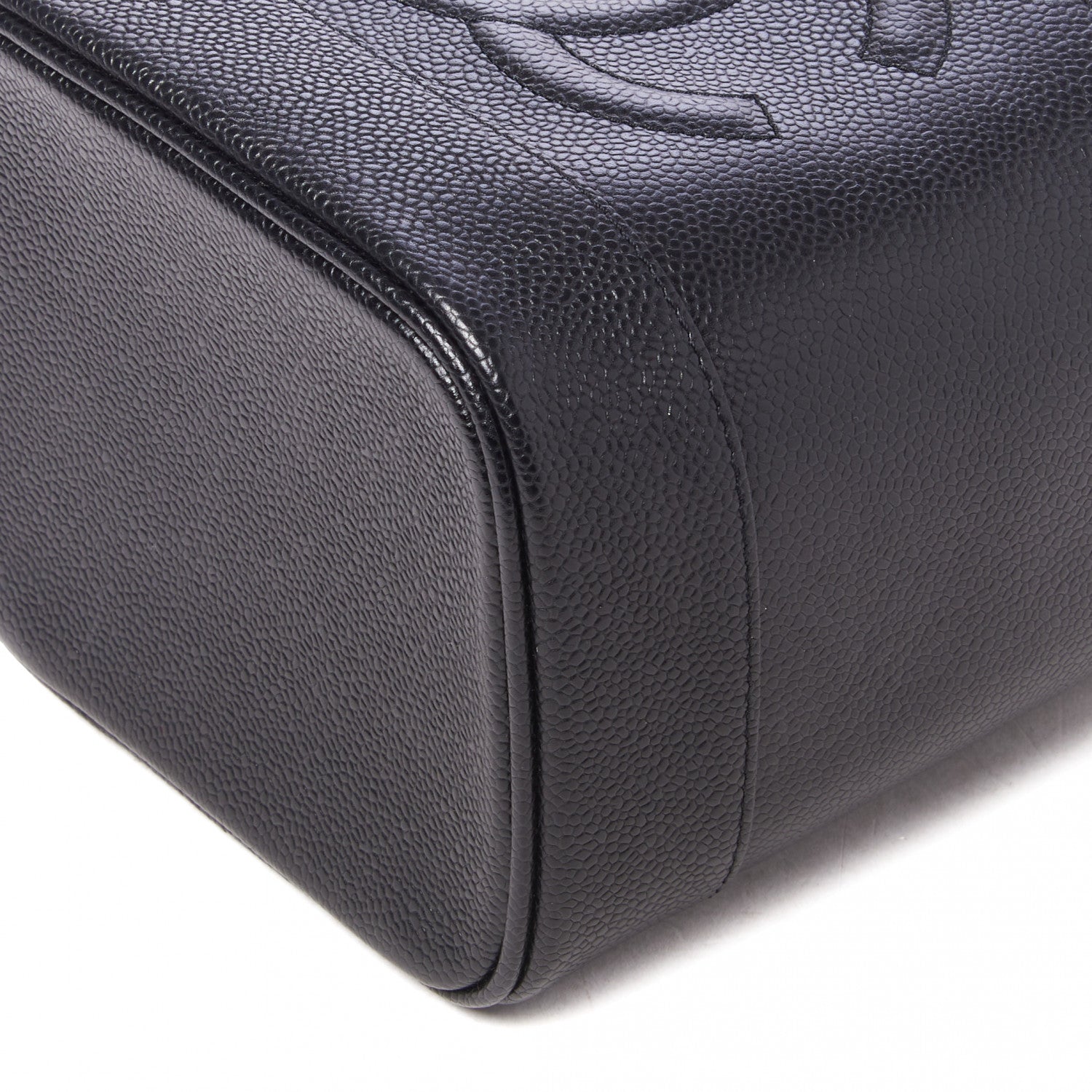 Chanel Caviar Cosmetic Vanity Bag Black 5 of 10