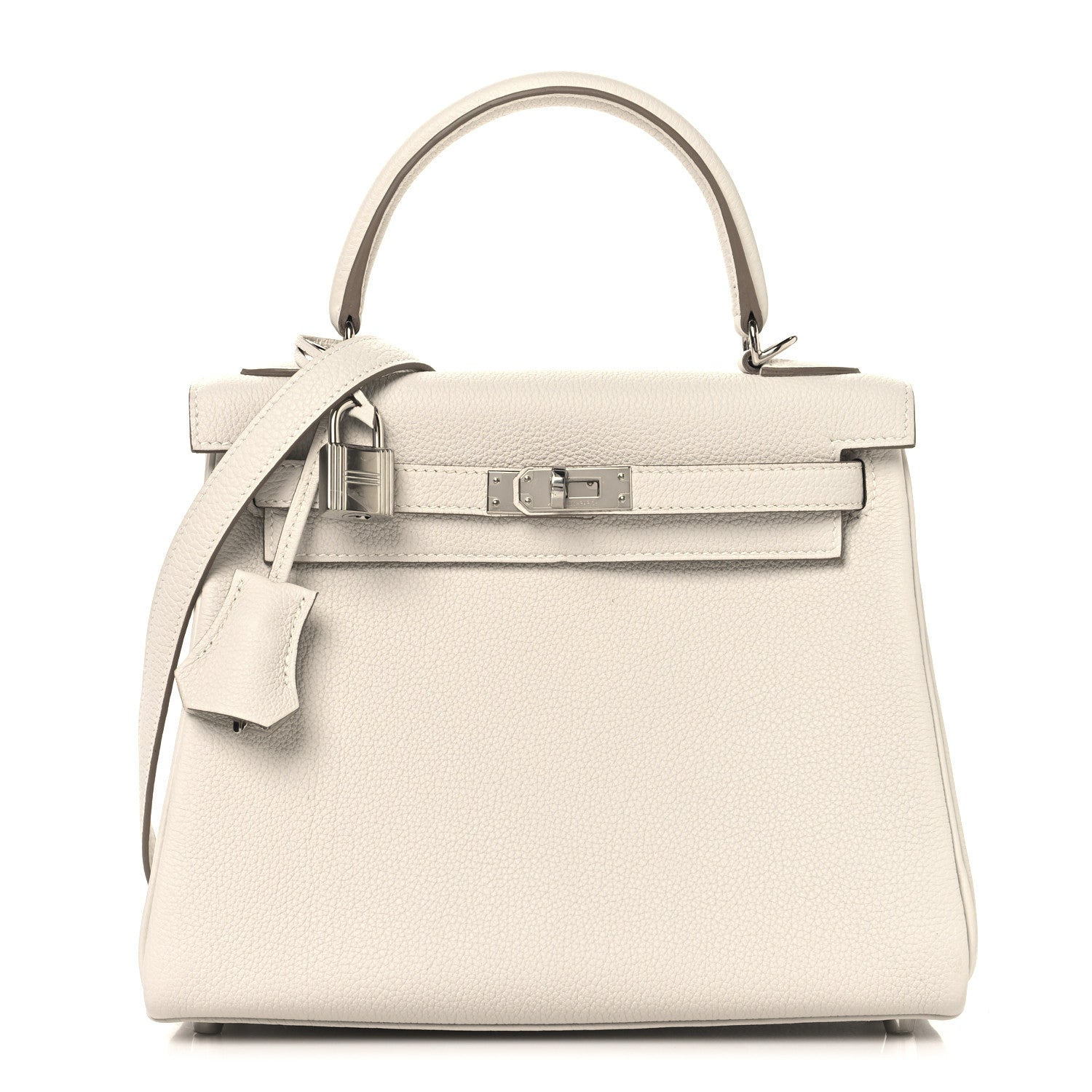 Hermes Togo Kelly Retourne 25 Gris Pale 1 of 15