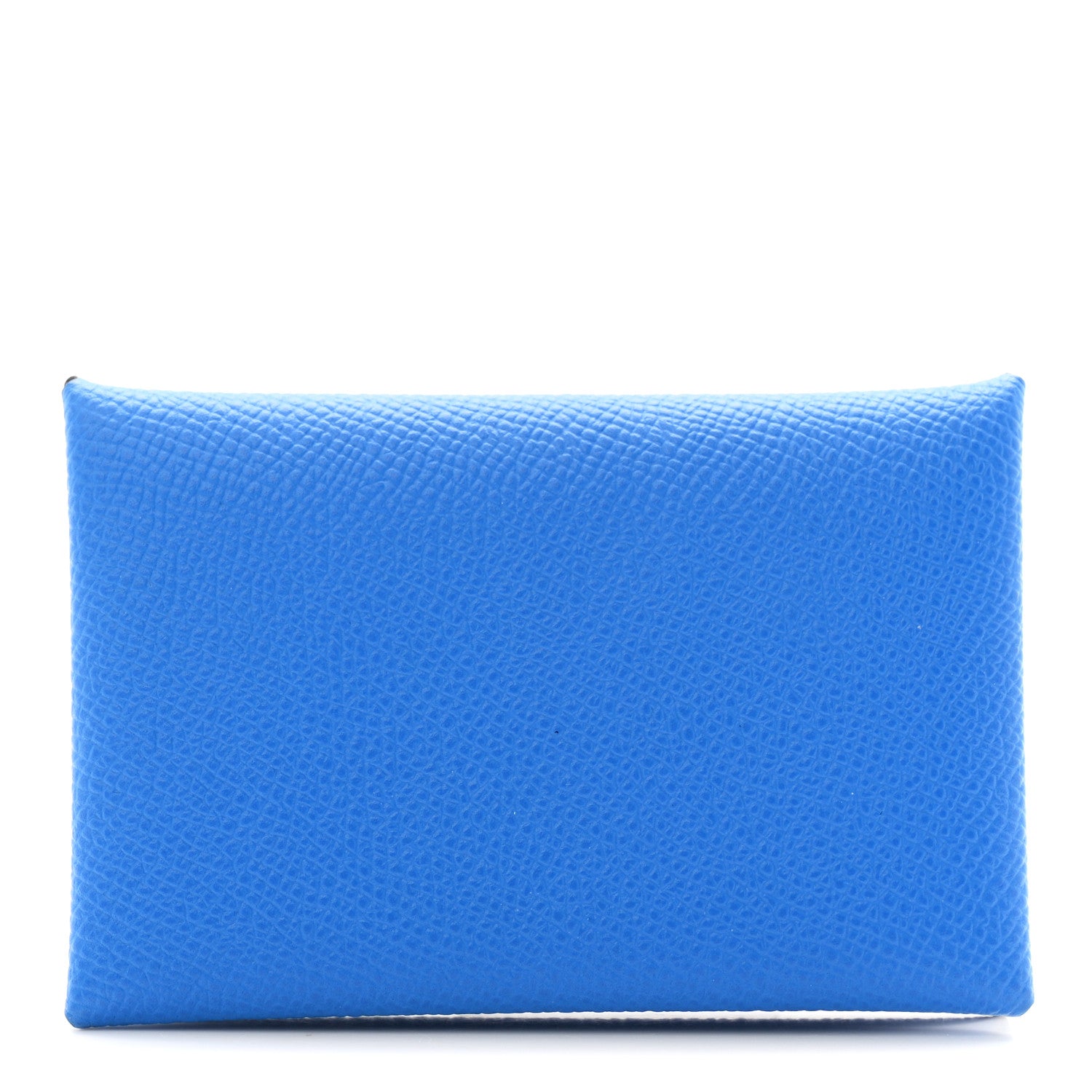 Hermes Epsom Verso Calvi Card Case Bleu Hydra Deep Blue 1 of 7