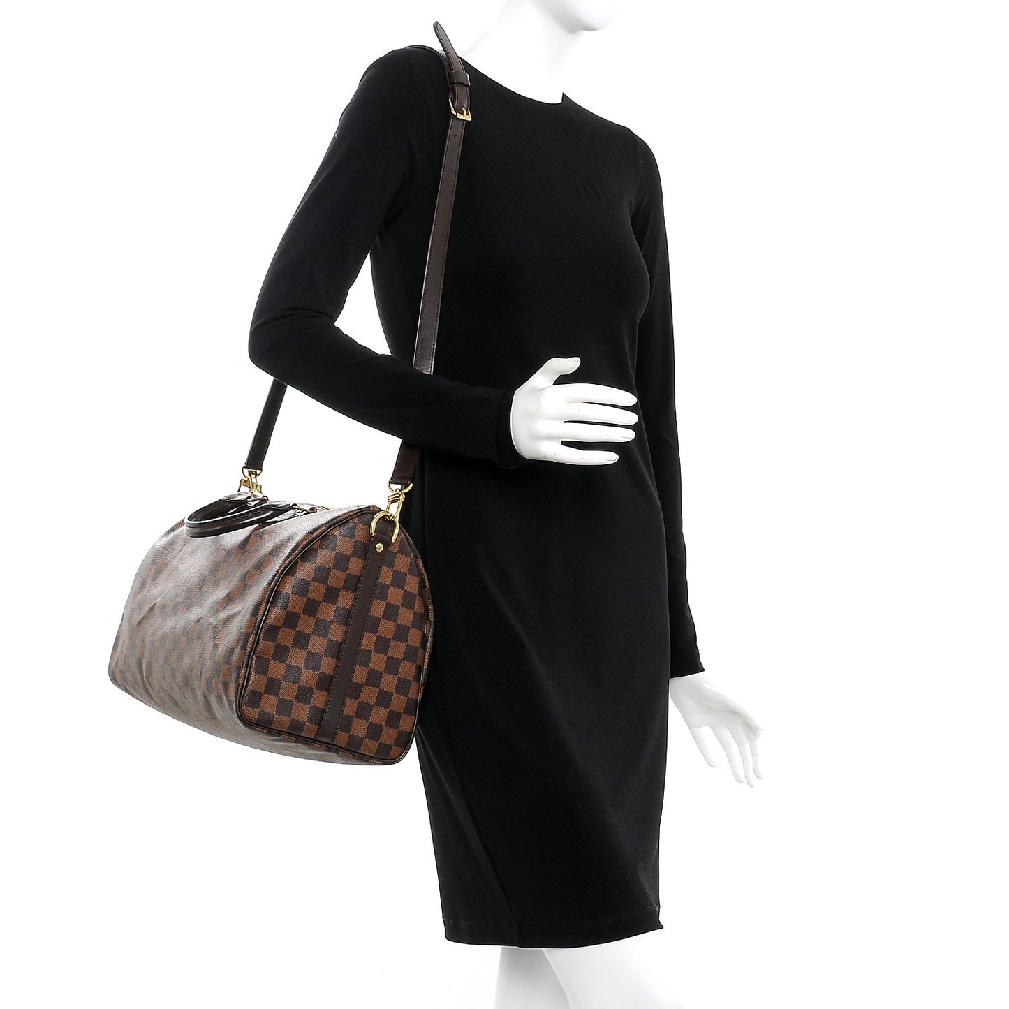 Damier Ebene Speedy Bandouliere 35