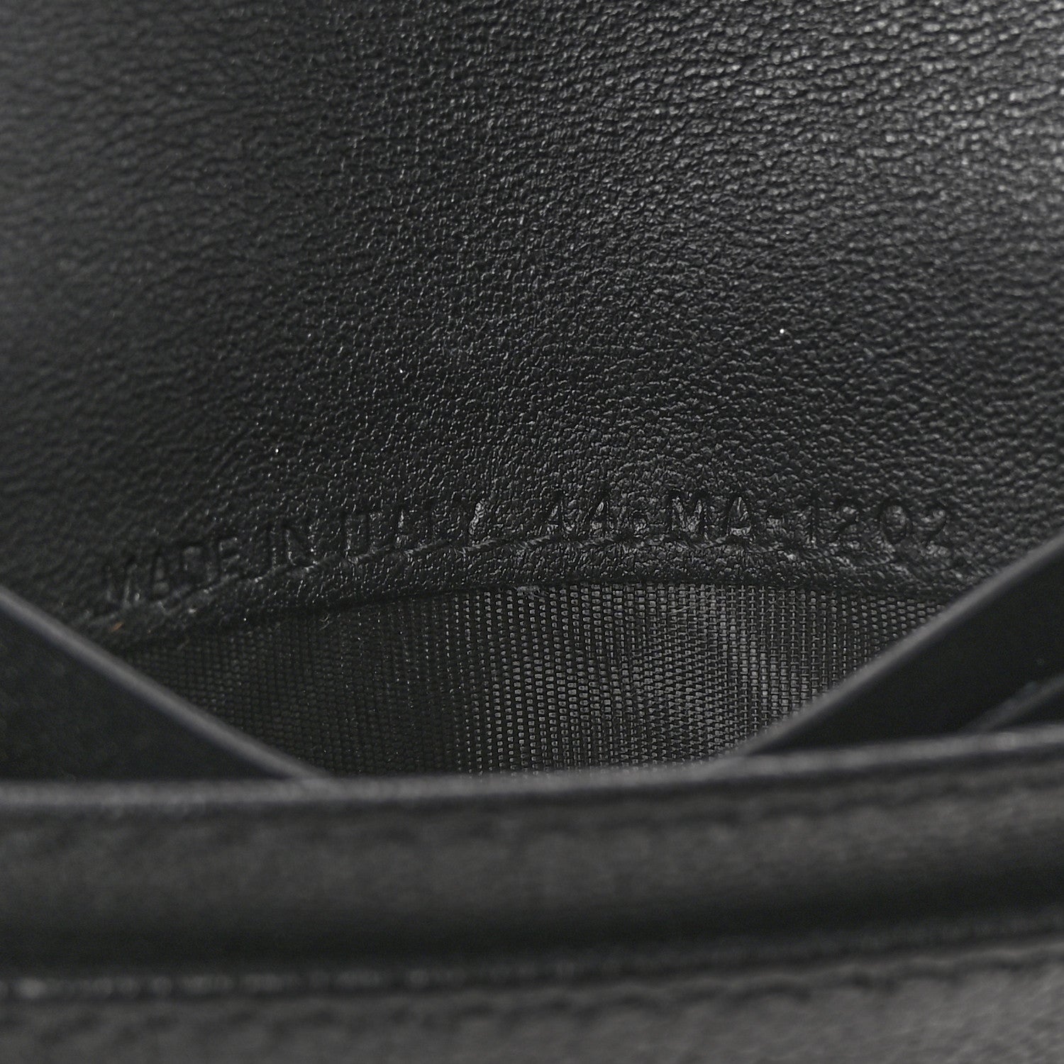 Christian Dior Goatskin Saddle Card Holder Black 7 of 9