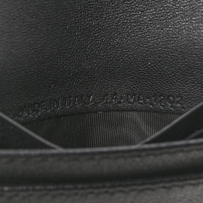 Christian Dior Goatskin Saddle Card Holder Black 7 of 9