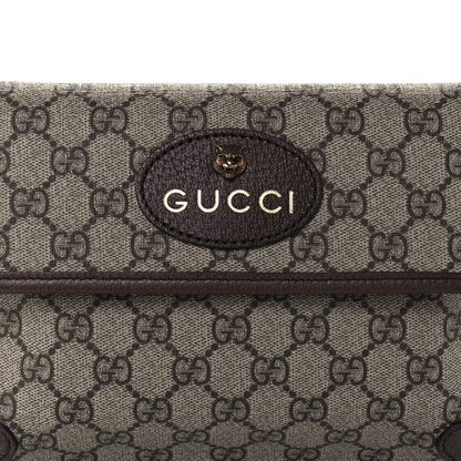 Gucci GG Supreme Monogram Neo Vintage Web Belt Bag Brown 9 of 12