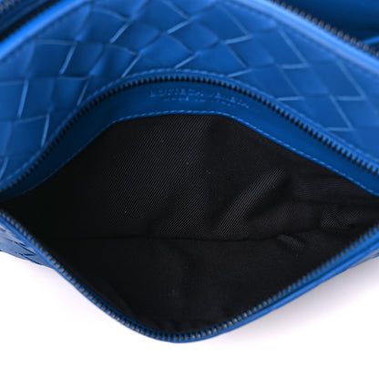 Bottega Veneta Calfskin Intrecciato Small Document Case Blue 7 of 14