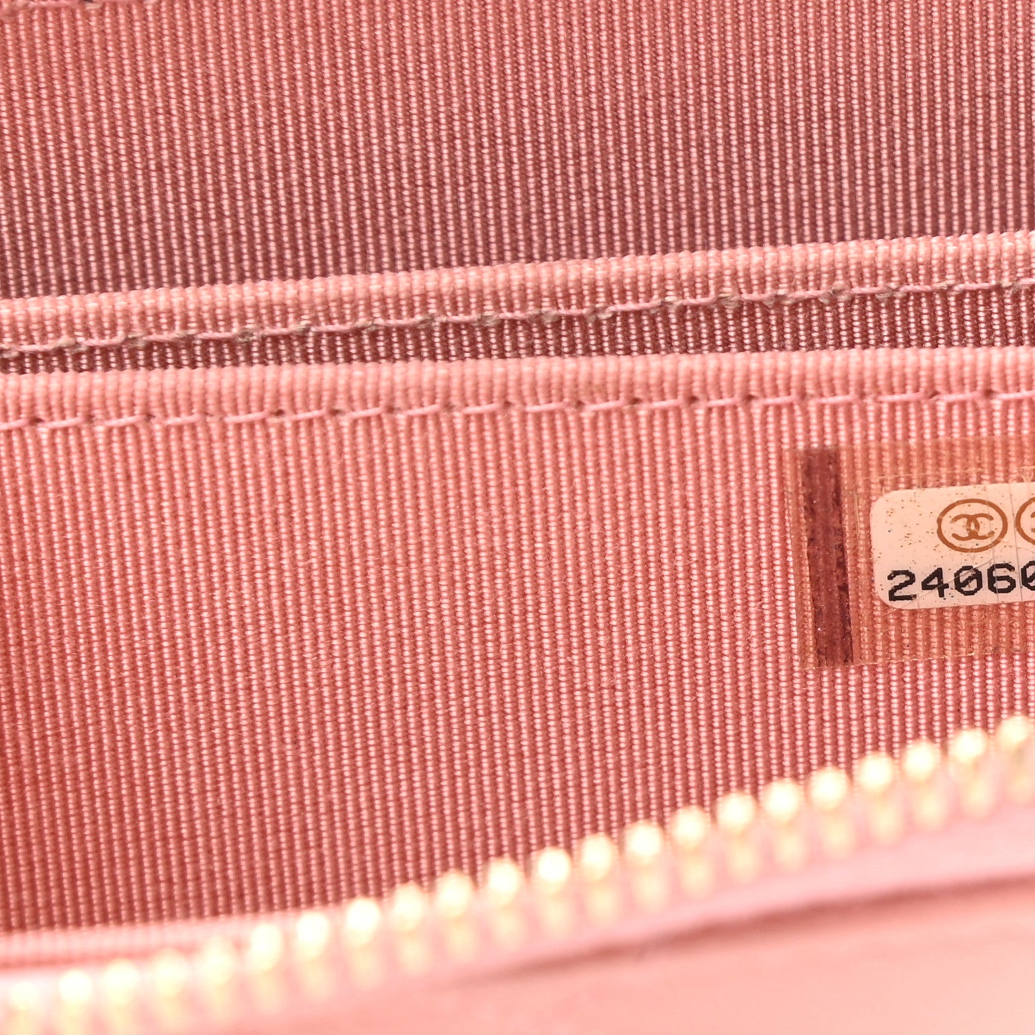 Chanel Lambskin Quilted Zip Around Coin Purse Light Pink 7 of 9