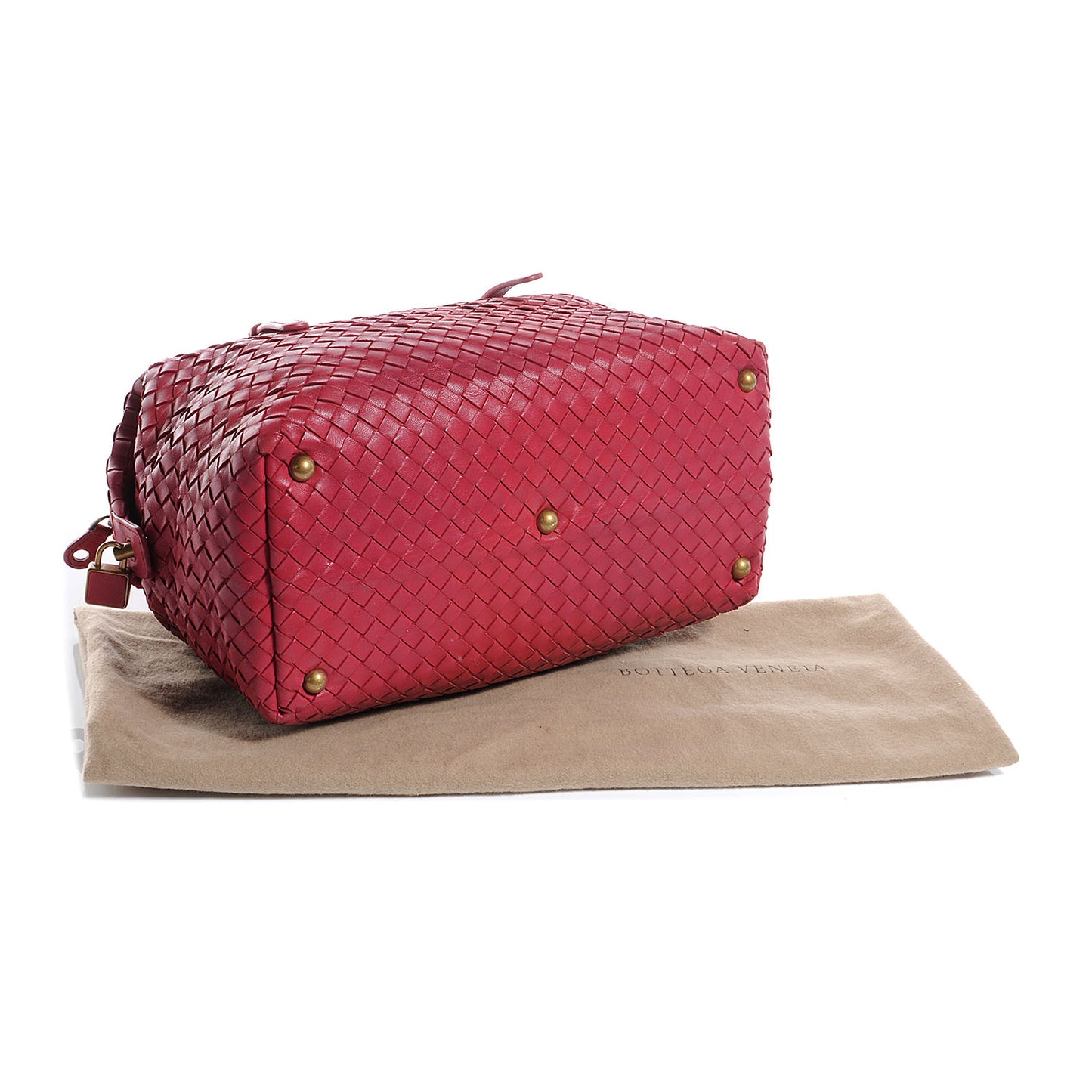 Nappa Intrecciato Montaigne Bag Fuchsia