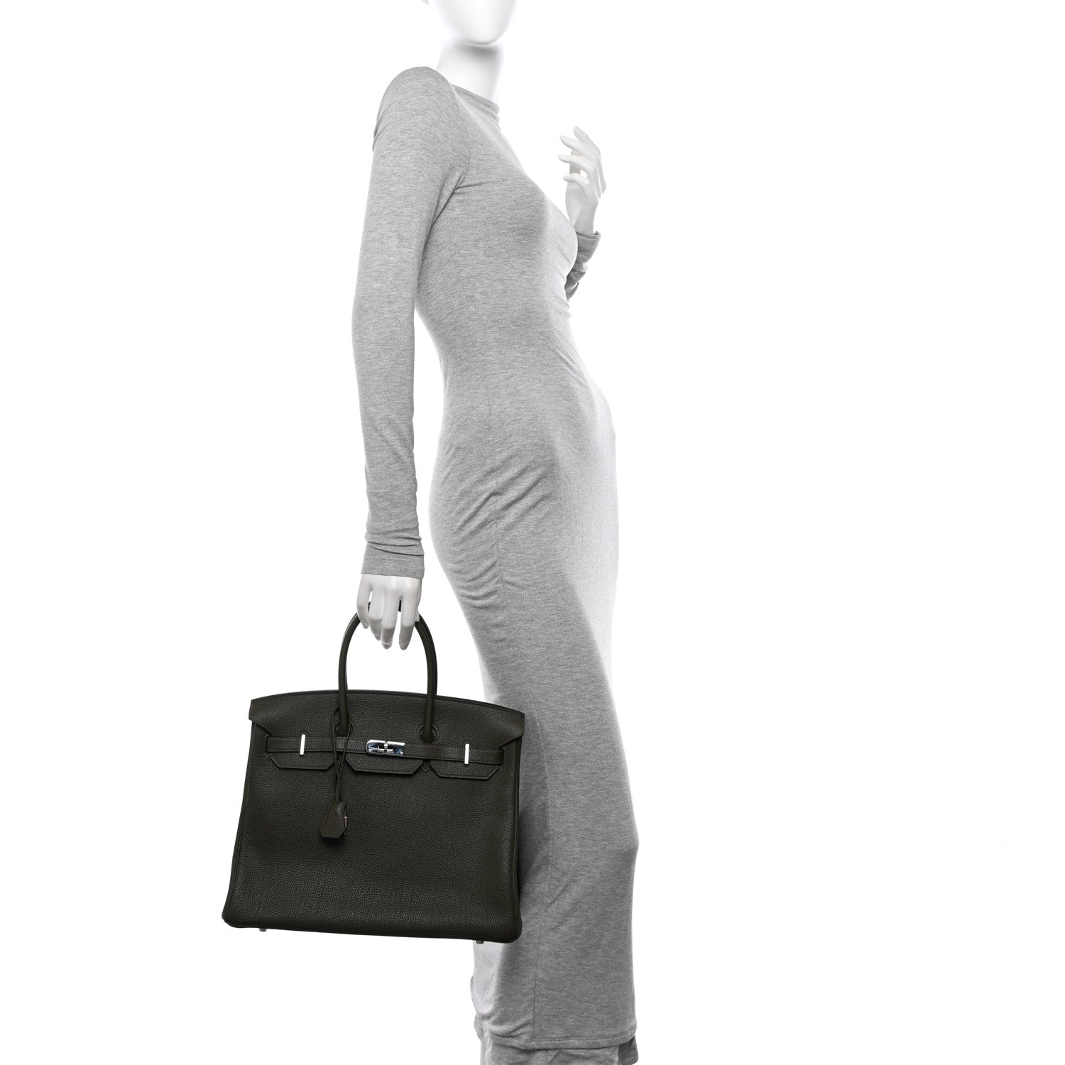 Hermes Togo Birkin 35 Vert Veronese 2 of 10